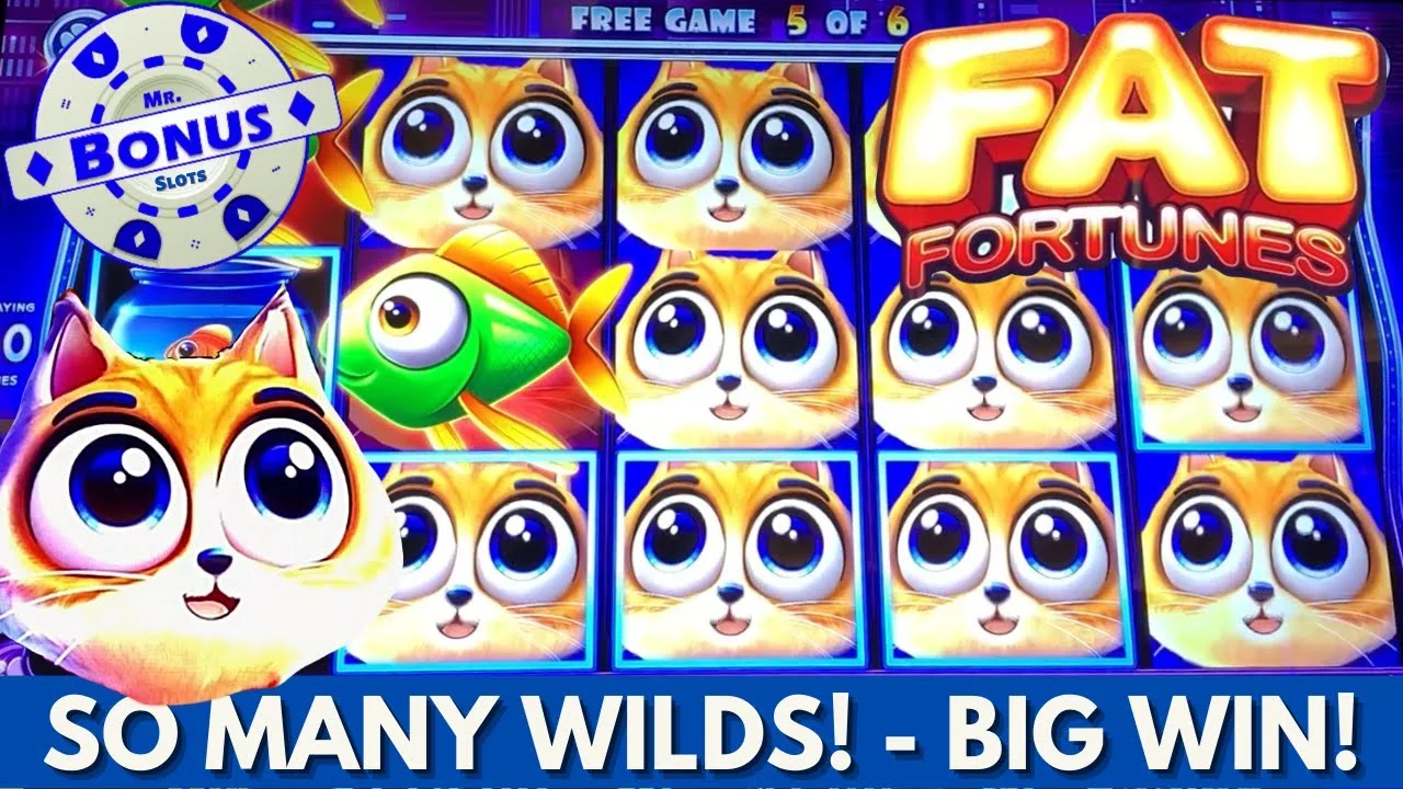 Fat Cat Feature Brings Big Slot Bonuses for Fat Tuesday!  Plus - look at all those WILDS!!!